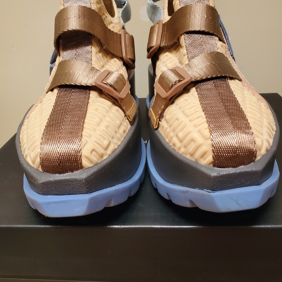 United Nude Tan and Blue Roko Y Sneakers - Picture 3 of 9